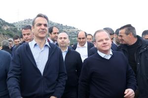 Ο Κυριάκος Μητσοτάκης και ο Κώστας Αχ. Καραμανλής