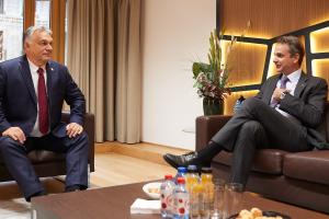 Βίκτορ Όρμπαν και Κυριάκος Μητσοτάκης