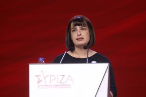 Η Ράνια Σβίγκου στο Συνέδριο του ΣΥΡΙΖΑ-ΠΣ