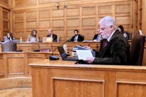 Ο Παναγιώτης Τερζάκης στην Εξεταστική Επιτροπή