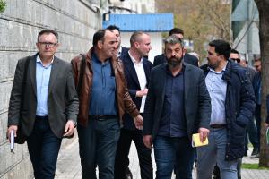Αγρότες προσερχόμενοι στο Μέγαρο Μαξίμου