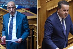 Ο Γιάννης Μπρατάκος και ο Σταύρος Παπασταύρου