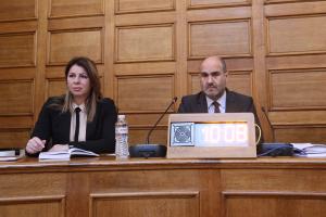 Ο Δημήτρης Μαρκόπουλος στη θέση του προέδρου της Εξεταστικής για τα Τέμπη