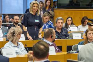 Η Μαρία Καρυστιανού στο Ευρωπαϊκό Κοινοβούλιο