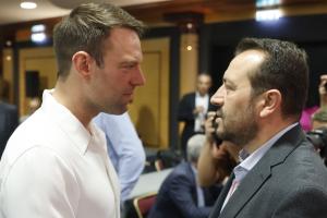 Στέφανος Κασσελάκης και Νίκος Παππάς