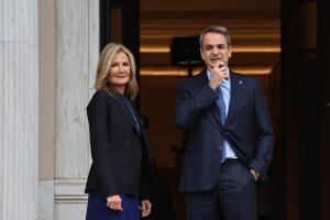 Κυριάκος Μητσοτάκης και Μαρέβα Γκραμπόφσκι-Μητσοτάκη