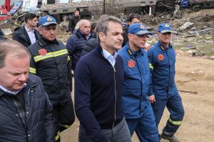 Ο Κώστας Καραμανλής και ο Κυριάκος Μητσοτάκης