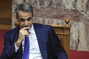 Ο Κυριάκος Μητσοτάκης στη Βουλή