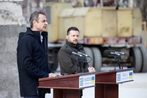 Κυριάκος Μητσοτάκης και Βολοντίμιρ Ζελένσκι
