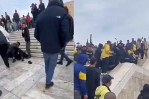 Επίθεση οπαδών σε άντρα στο Σύνταγμα