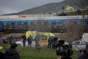 Σύγκρουση τρένων στα Τέμπη
