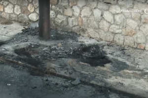 Όχημα έπεσε σε κολώνα και τυλίχθηκε στις φλόγες, Ν.Φιλαδέλφεια