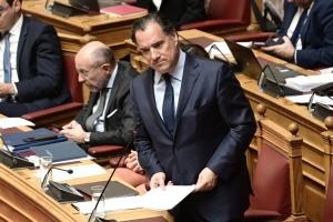Ο Άδωνις Γεωργιάδης στη Βουλή