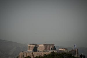 καιρός Ακρόπολη αφρικανική σκόνη