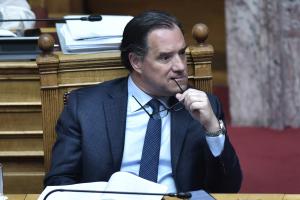 Ο Άδωνις Γεωργιάδης στη Βουλή