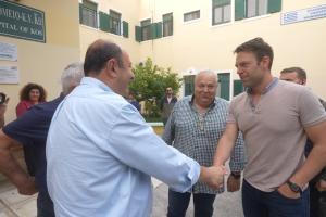 Ο Στέφανος Κασσελάκης στο νοσοκομείο στην Κω