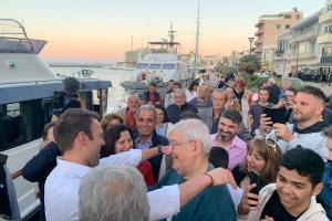 Ο Στέφανος Κασσελάκης στη Χίο