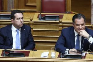 Ο Νότης Μηταράκης και ο Άδωνις Γεωργιάδης