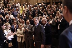 Ο Κυριάκος Μητσοτάκης σε εκδήλωση της ΝΔ