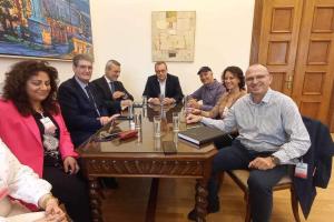 Σύσκεψη του Προέδρου και τομεαρχών της Κοινοβουλευτικής Ομάδας του ΣΥΡΙΖΑ ΠΣ με τον Πανελλήνιο Σύλλογο Αερολιμενικών