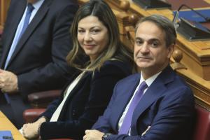 Η Σοφία Ζαχαράκη και ο Κυριάκος Μητσοτάκης