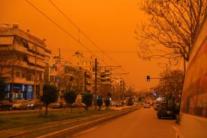Αφρικανική σκόνη στην Αθήνα