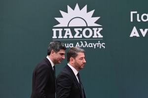 Θανάσης Γλαβίνας και Νίκος Ανδρουλάκης