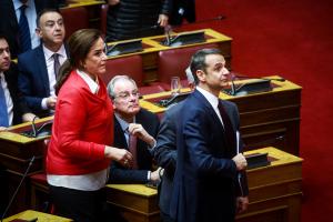 Η Ντόρα Μπακογιάννη και ο Κυριάκος Μητσοτάκης