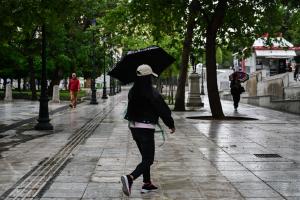Βροχή άνοιξη ομπρέλα