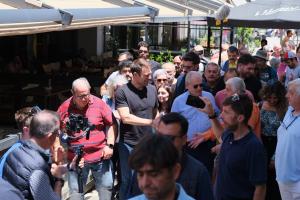 Ο Στέφανος Κασσελάκης στη Σπάρτη