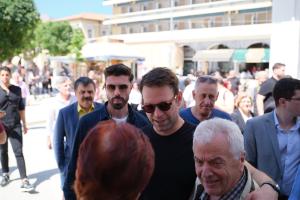 Ο Στέφανος Κασσελάκης στην Τρίπολη