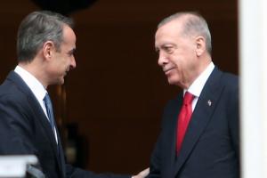 Κυριάκος Μητσοτάκης και Ρετζέπ Ταγίπ Ερντογάν
