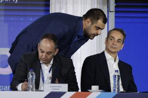 Παύλος Μαρινάκης και Κυριάκος Μητσοτάκης