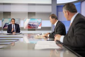 Ο Κυριάκος Μητσοτάκης σε συνέντευξη στον ΣΚΑΪ