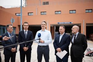 Κυριάκος Μητσοτάκης Αττικόν νοσοκομείο
