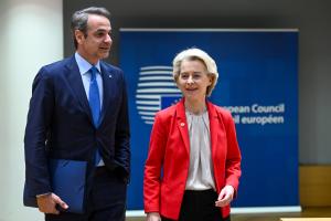 Κυριάκος Μητσοτάκης Ούρσουλα φον ντερ Λάιεν