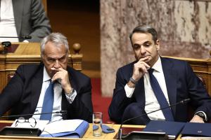 Ο Μάκης Βορίδης και ο Κυριάκος Μητσοτάκης