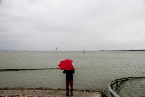 ΚΑΡΛΑ - ΒΡΟΧΗ ΣΤΑ ΠΛΗΜΜΥΡΙΣΜΕΝΑ ΠΑΡΑΚΑΡΛΙΑ