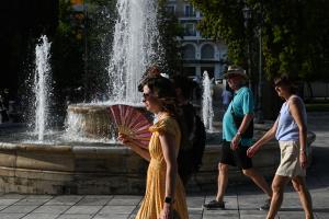 καιρός καλοκαίρι Αθήνα ζέστη