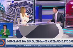 Ο Στέφανος Κασσελάκης παραχωρεί συνέντευξη