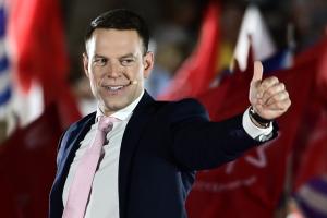 Ομιλία του προέδρου του ΣΥΡΙΖΑ - Προοδευτική Συμμαχία Στέφανου Κασσελάκη στην κεντρική προεκλογική συγκέντρωση του κόμματος ενόψει των Ευρωεκλογών της 9ης Ιουνίου στην Πλατεία Συντάγματος, Πέμπτη 6 Ιουνίου 2024.
