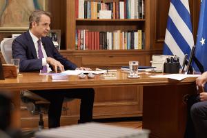 Κυριάκος Μητσοτάκης και Αντώνης Σρόιτερ