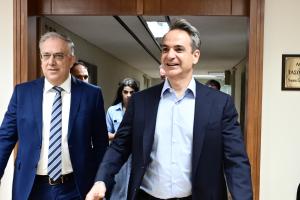 Κυριάκος Μητσοτάκης και Τάκης Θεοδωρικάκος