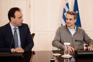 Ο Δημήτρης Παπαστεργίου και ο Κυριάκος Μητσοτάκης