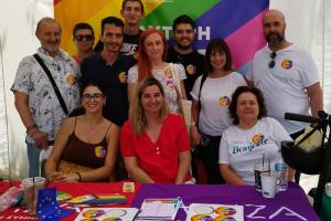 Από το περίπτερο του ΣΥΡΙΖΑ στο Athens Pride έστειλε το δικό της μήνυμα η Γραμματέας της Κ.Ε. του ΣΥΡΙΖΑ-Προοδευτική Συμμαχία.