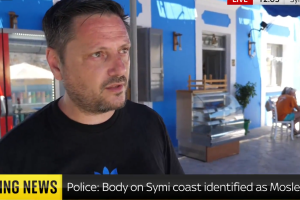 O Αντώνης Μυστιλόγλου μιλώντας στο SkyNews
