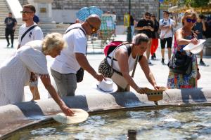 Συντριβάνι στο Σύνταγμα