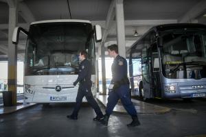 Αστυνομικοί στα ΚΤΕΛ Κηφισού