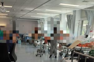 Ασθενείς στα επείγοντα του νοσοκομείου Γεννηματάς