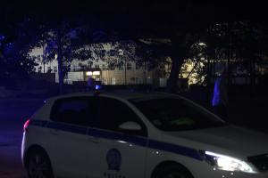 Περιπολικό έξω από το νοσοκομείο Αλεξανδρούπολης